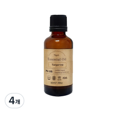 퓨어스 텐져린오일, 50ml, 4개