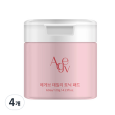 에게브 데일리 토닉패드 60p, 120g, 4개, 60개입