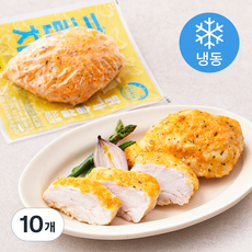 네꼬닭 크런치 닭가슴살 스노윙치즈맛 (냉동), 90g, 1개입, 10개