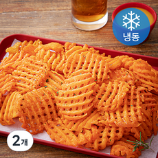 램웨스턴 스위트 포테이토 와플 벌집모먕 고구마튀김 (냉동), 1.36kg, 2개