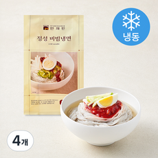 면채반 정성 비빔냉면 2인분 (냉동), 814g, 4개