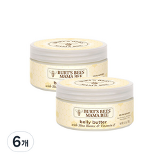 버츠비 마마비 밸리버터 임산부 복부 집중 크림, 185g, 6개