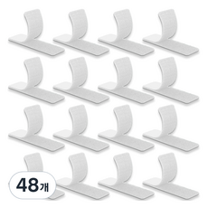 Skora 強力黏著魔鬼氈貼片 白色, 48個