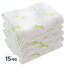 베이비앤아이 파스텔 천기저귀, 기린, 15개