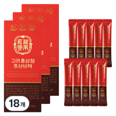 웰트릿 고려홍삼정 홍삼비책 10p, 18개, 100g