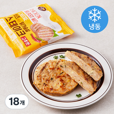치품닭 치즈품은 닭가슴살 스테이크 고추맛 (냉동), 100g, 18개