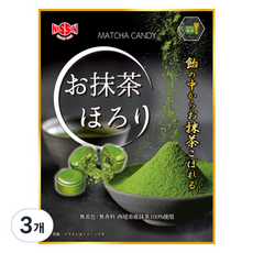 NISSIN 日進製菓 日清綠茶糖, 3個, 77g