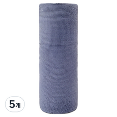 캐롤링 빨아쓰는 극세사 다용도 롤 행주타올 딥블루, 5개, 20개입