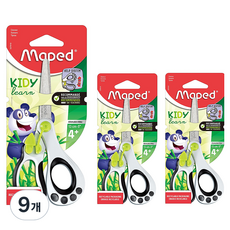 Maped 熊貓酷比彈簧剪刀 13cm, 熊貓設計, 9個