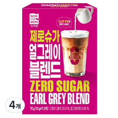 녹차원 제로슈가 얼그레이 블렌드 분말, 10g, 7개입, 4개