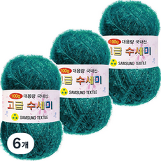 Yarna 大容量高級菜瓜布 100g, 145 黃玉, 6個