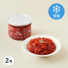 바른씨 양념 순살 게장 (냉동), 250g, 2개