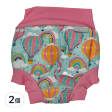 Splash About Happy Nappy Duo 銀離子3D雙層游泳尿布褲, XXL, 2個