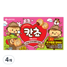 롯데웰푸드 칸쵸 초코, 4개, 54g