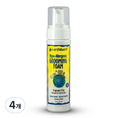 얼스배스 강아지 워터리스 발세정제 저자극 그루밍 폼 무향, 237ml, 1개입, 4개