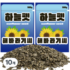 하늘펫 햄스터 해바라기씨 사료, 500g, 10개