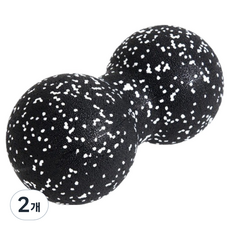 쏙쏙채움 시원한 마사지볼 스몰 땅콩볼 16 x 8 cm, 2개, 화이트 무늬