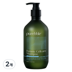 퓨어블 보타닉 셀케어 쿨링 릴리프 두피 진정 허브 샴푸, 2개, 500ml