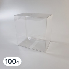 菜瓜布包裝透明盒 2入 正方形 12 x 8.5 x 12 cm, 單一顏色, 100個