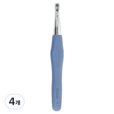 앵콜스 라바라바 실리콘 코바늘 모사용 왕 10mm, 랜덤발송, 4개