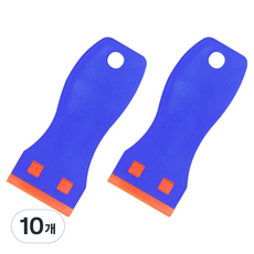 World Clean Easy Fit 貼紙去除器 刮刀 藍色, 10個