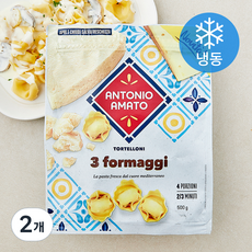 안토니오아마토 토르텔리니 3 포르마지 (냉동), 500g, 2개