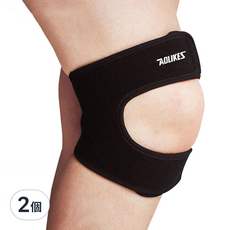 Lotus COZY FITNESS SERIES 可調式透氣護膝緩衝減震護具髕骨帶 腿圍35~48cm適用, 2個