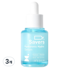 잇츠스킨 닥터세이버스 히알루로닉 하이드로 세럼, 3개, 30ml