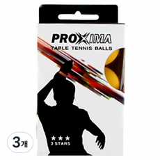 PROXIMA 3星桌球, 橘色, 6入, 3個