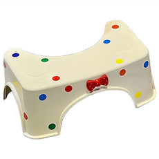 橡合杉 馬桶墊腳凳, 奶油色