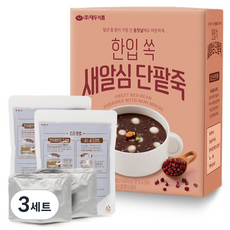 대두식품 새알심 2p + 단팥죽 2p 세트, 3세트