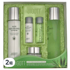 JIGOTT 蘆薈水漾平衡護膚禮盒五件組 舒緩保濕, 2組