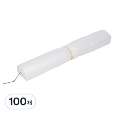 DAMDA plastic 透明環保平口塑膠袋, 100個, 70L