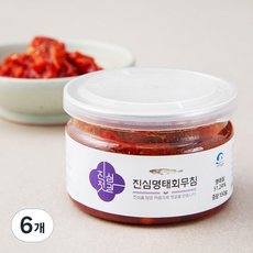 진심젓갈 명태회무침 젓갈, 150g, 6개