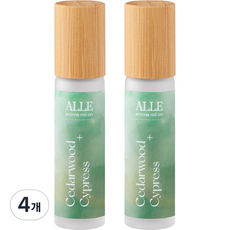 알레 아로마 롤온 시더우드 사이프러스, 10ml, 4개