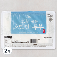 한둘 명인이 만든 초단단 두부, 2.8kg, 2개