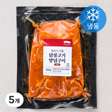 빌라드서울 닭불고기 양념구이 (냉동), 300g, 5개