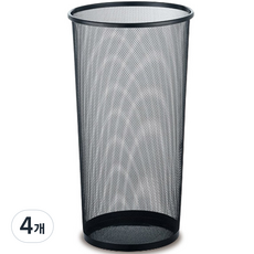 마켓플랜 리프 다용도 원형 철망 우산꽂이, 블랙, 4개