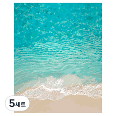 플레이어바웃 DIY 유화 그림그리기 세트 40 x 50 cm, 에메랄드 바다(MG244), 5세트