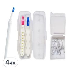 리필형 치간칫솔 키트 ssss 0.4mm, 4세트
