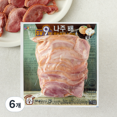 주부9단 목우촌 나주배 오리훈제 슬라이스, 200g, 6개