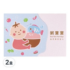 粥寶寶 7個月以上 7包 玉拌虱目魚 Set, 1.05kg, 2盒