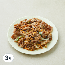 더푸짐 한돈 양념 불고기, 3개, 600g
