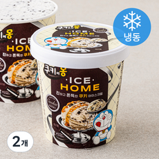 쿠키에몽 아이스홈 아이스크림 (냉동), 474ml, 1개입, 2개