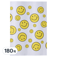 Tree 스마일 패턴 M형 페이퍼백 11 x 16 x 2 cm, 180개