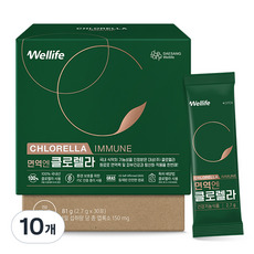 DAESANG Wellife 綠球藻萃取隨身包, 81g, 10盒