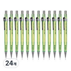 JAVAPEN 透明彩色製圖自動鉛筆 萊姆綠, 0.5mm, 24個