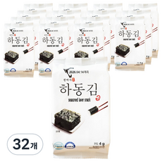 河東 權女士 白飯小偷 便當調味海苔 河東海苔, 4g, 32個