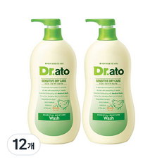 Dr.ato 精華保濕沐浴露, 12瓶, 500ml