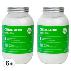 Lifegd100 餐具洗滌用檸檬酸, 6個, 500g